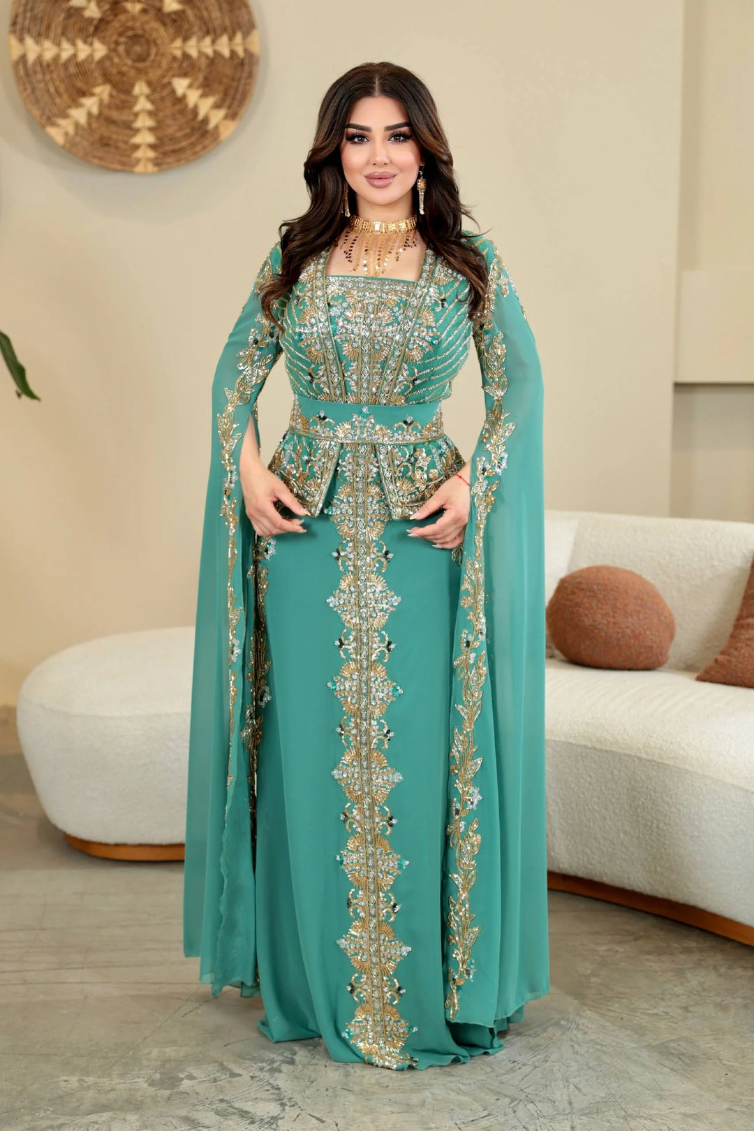 MARAM MINT KAFTAN