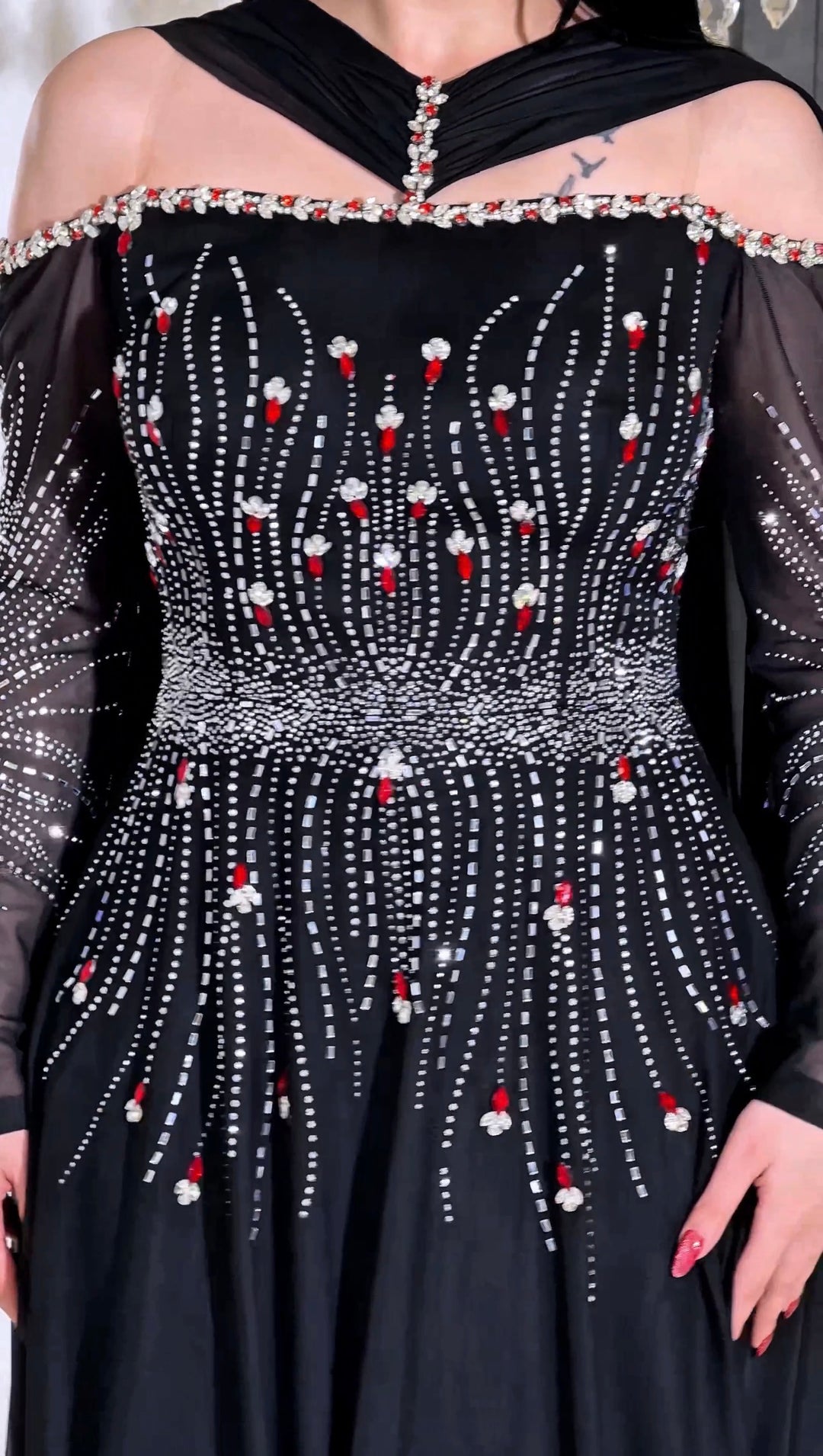 Diyana Black Dress
