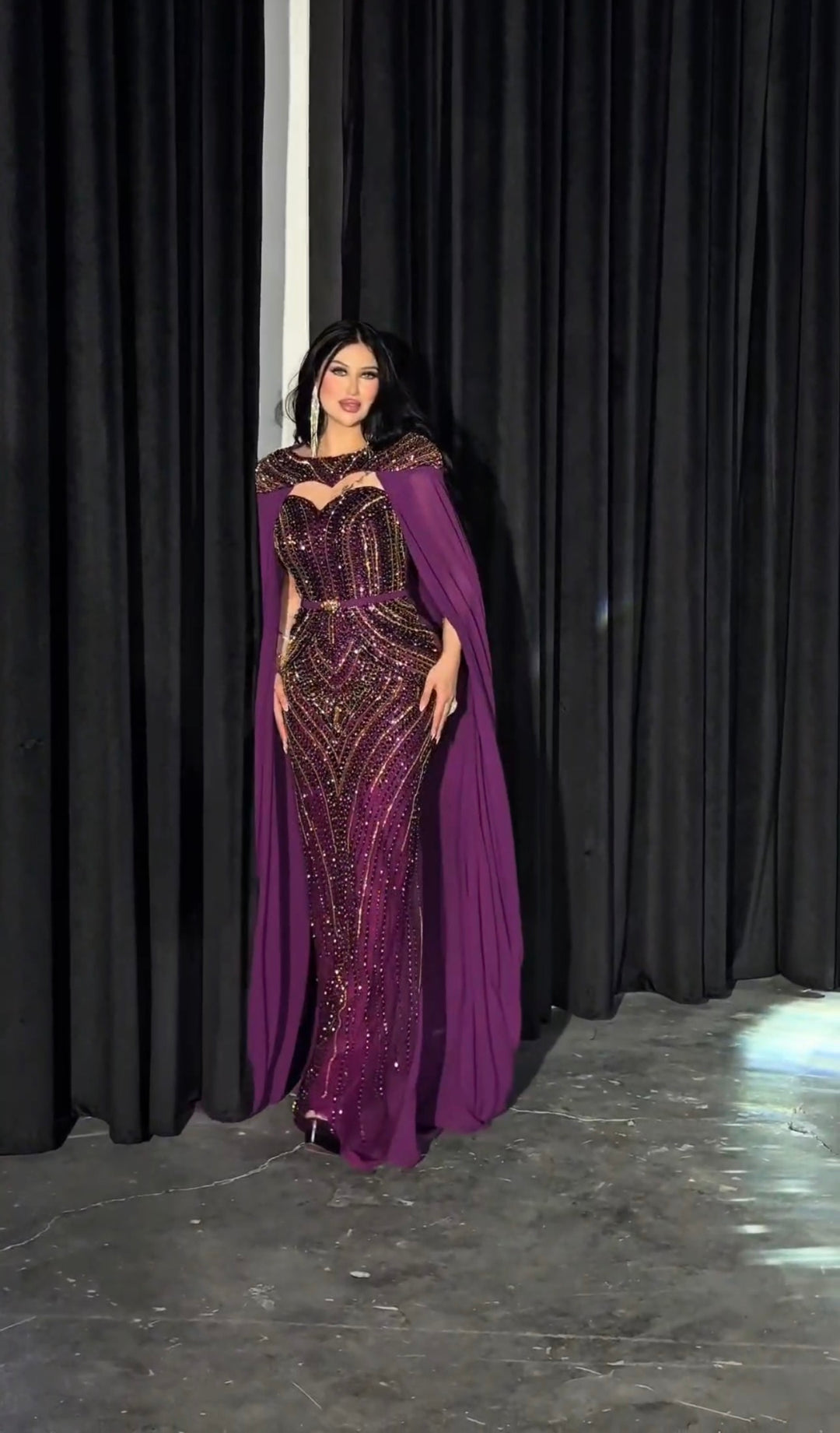 Ghazal purple Dress