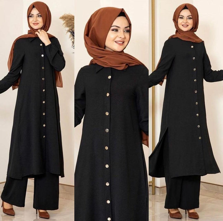 Two piece hijab Evening suit