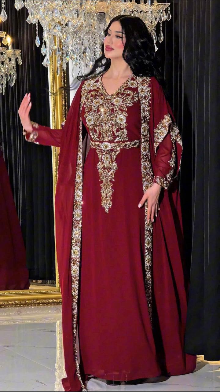 SARAH Red KAFTAN