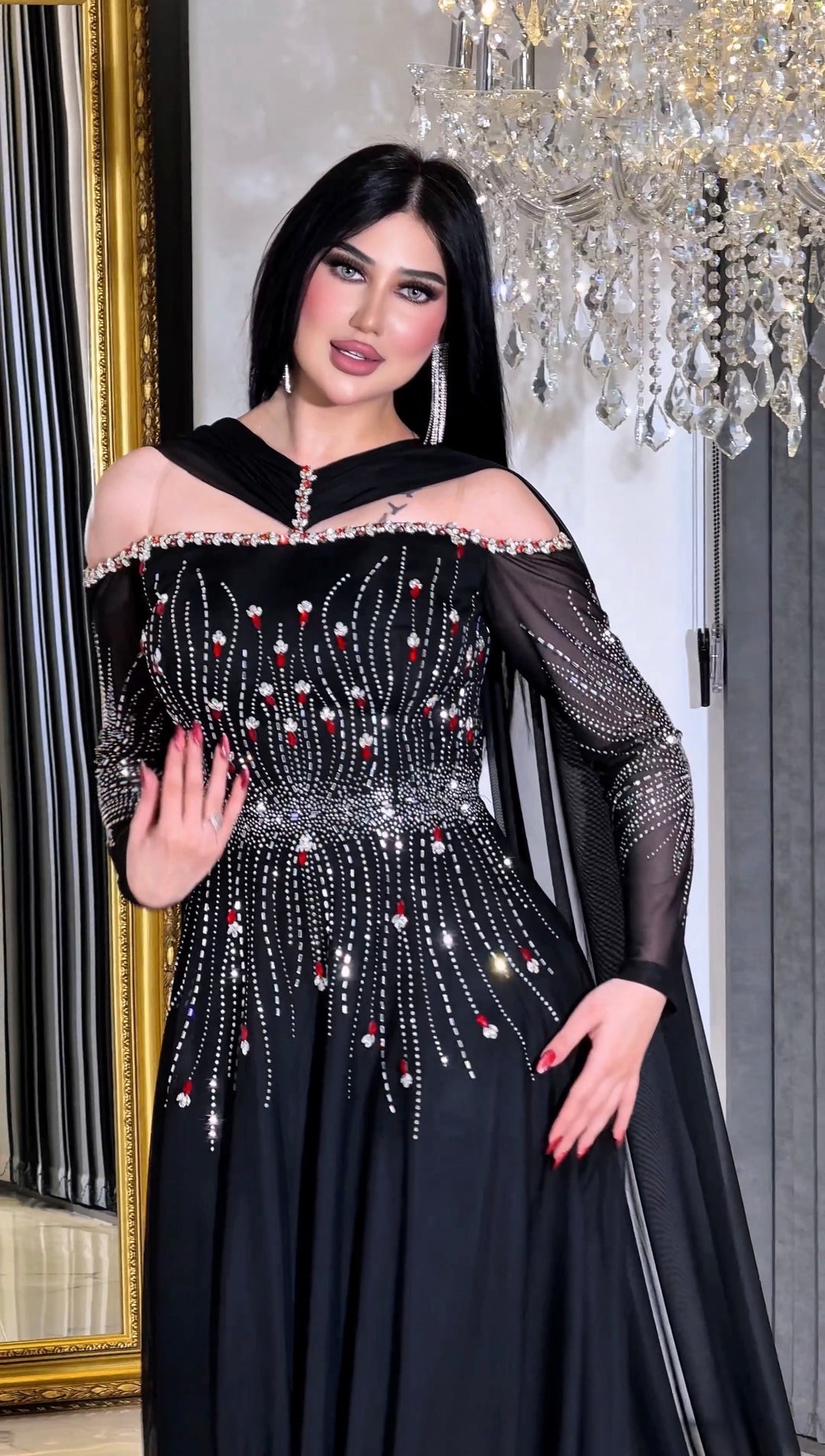 Diyana Black Dress