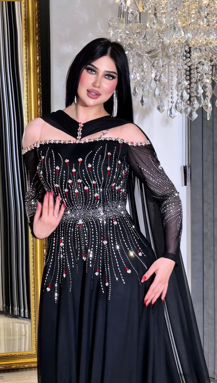 Diyana Black Dress