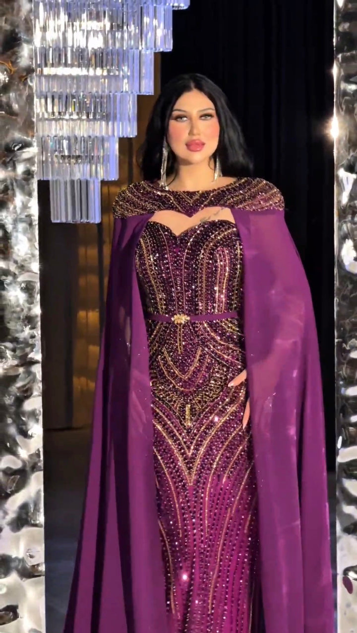 Ghazal purple Dress