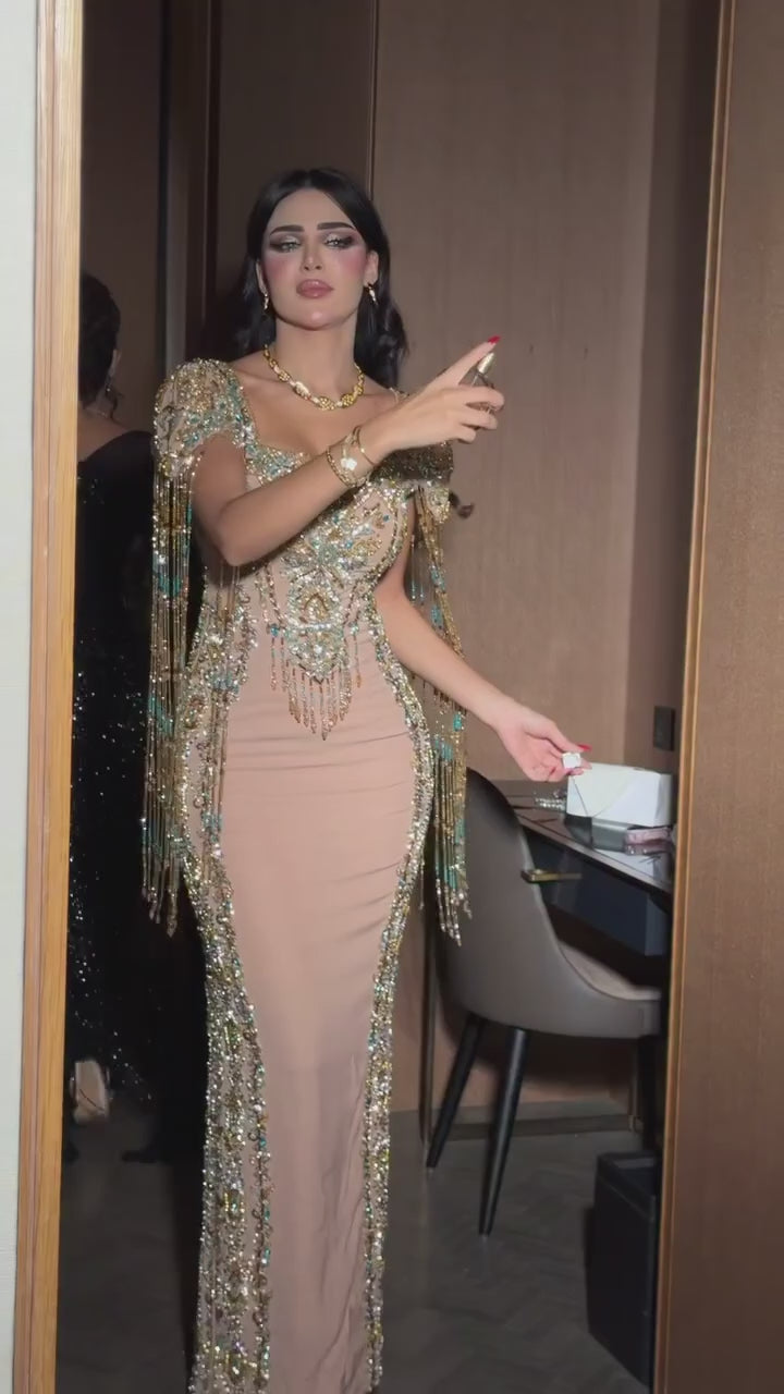 LAYAL BEIGE DRESS