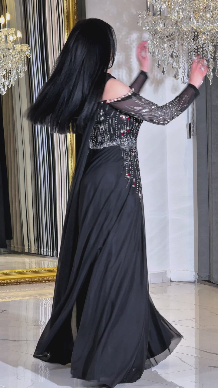Diyana Black Dress