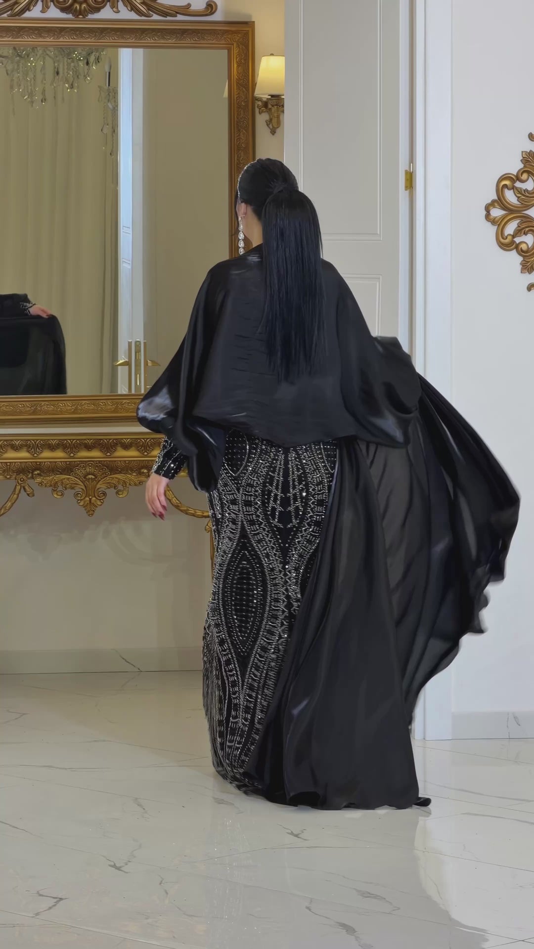 Alma Black Gown (PRE-ORDERED BY 10 DAYS)