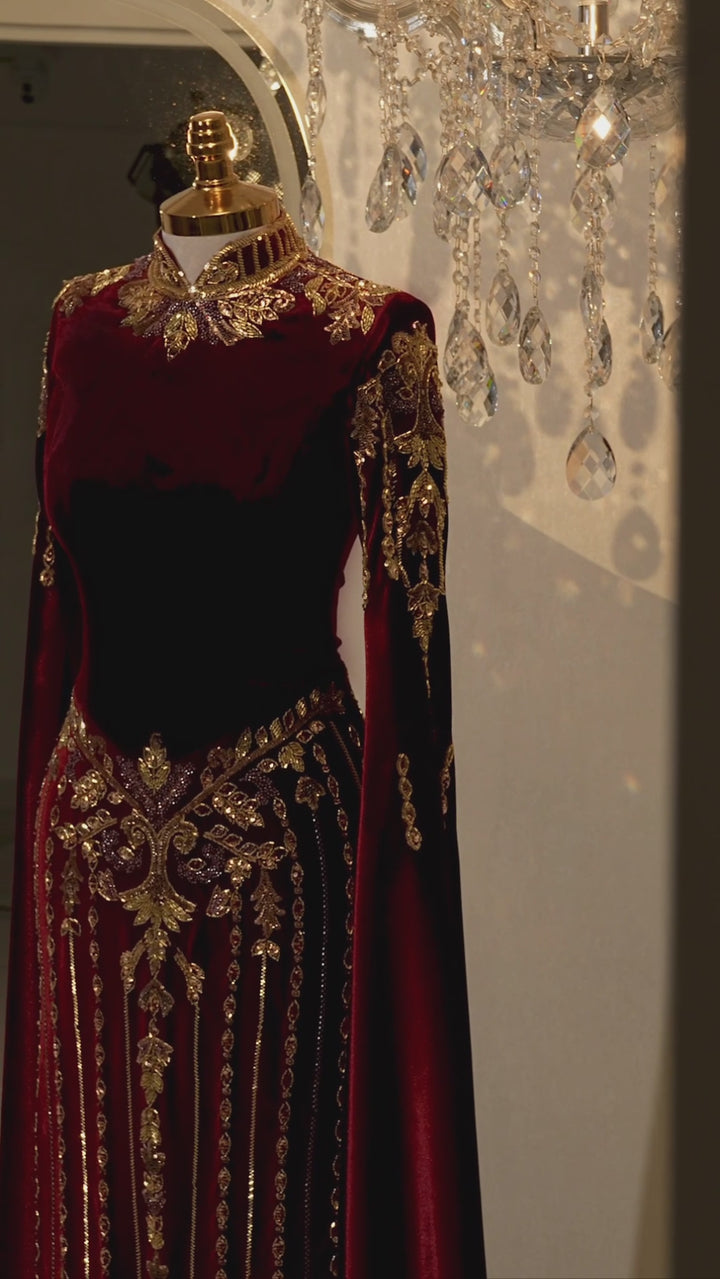 Malika velvet dress (COMING SOON)
