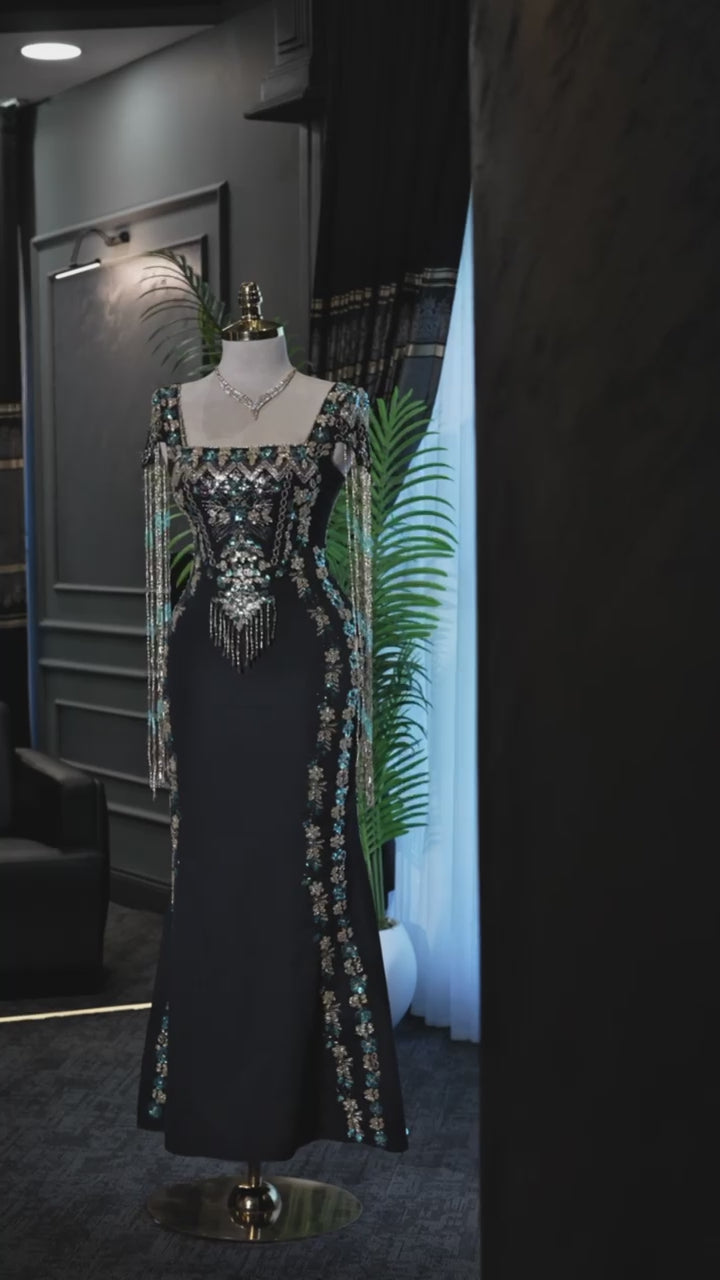LAYAL black Dress (PRE-ORDER READY TO SHIP OCTOBER 9 )