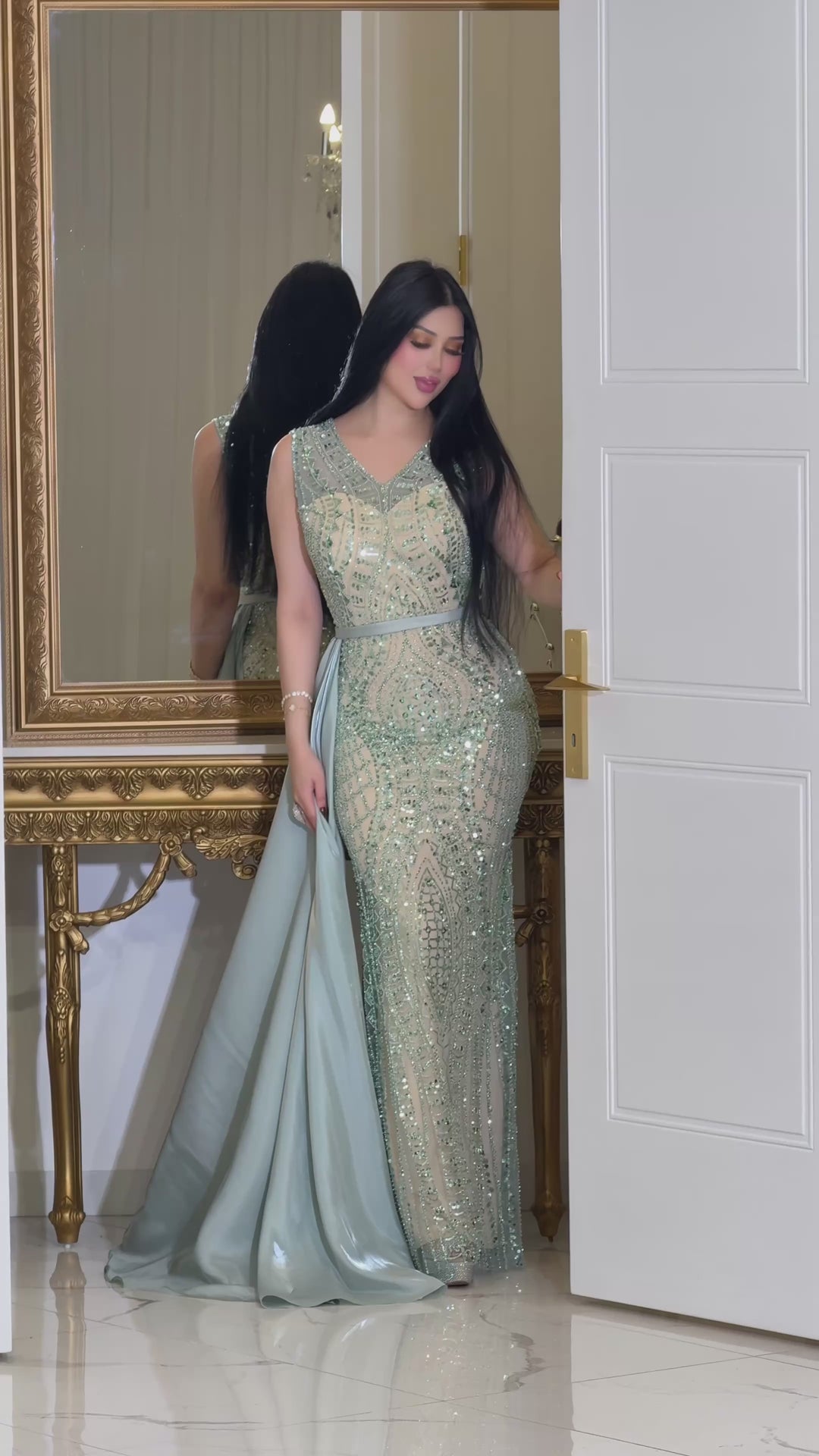 Alma Blue Gown (PRE-ORDERED BY 10 DAYS)