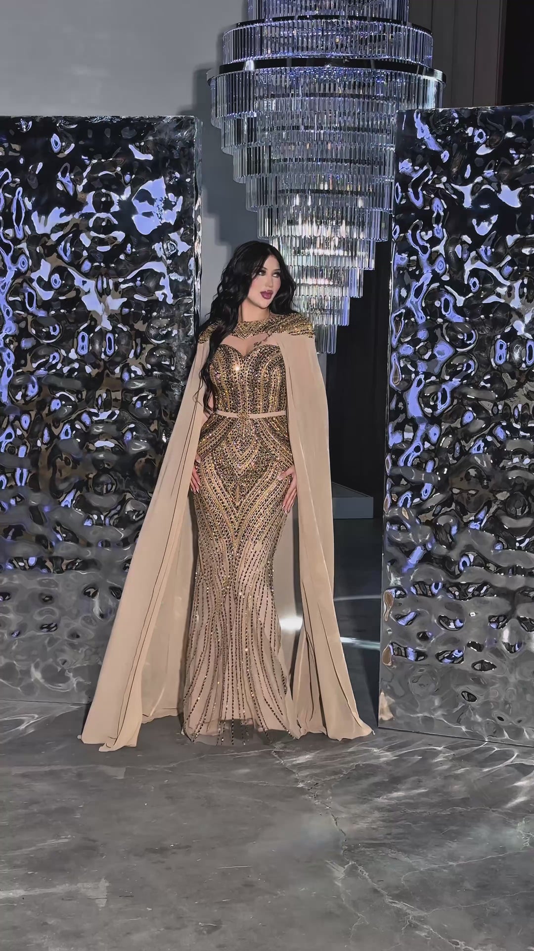 GHAZAL BEIGE DRESS